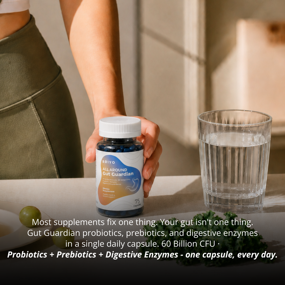 All Around Gut Guardian - Probiotics, Prebiotics & Enzymes for Gut Health