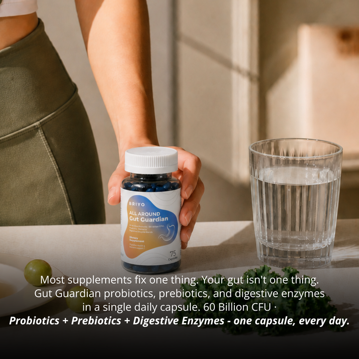 All Around Gut Guardian - Probiotics, Prebiotics & Enzymes for Gut Health
