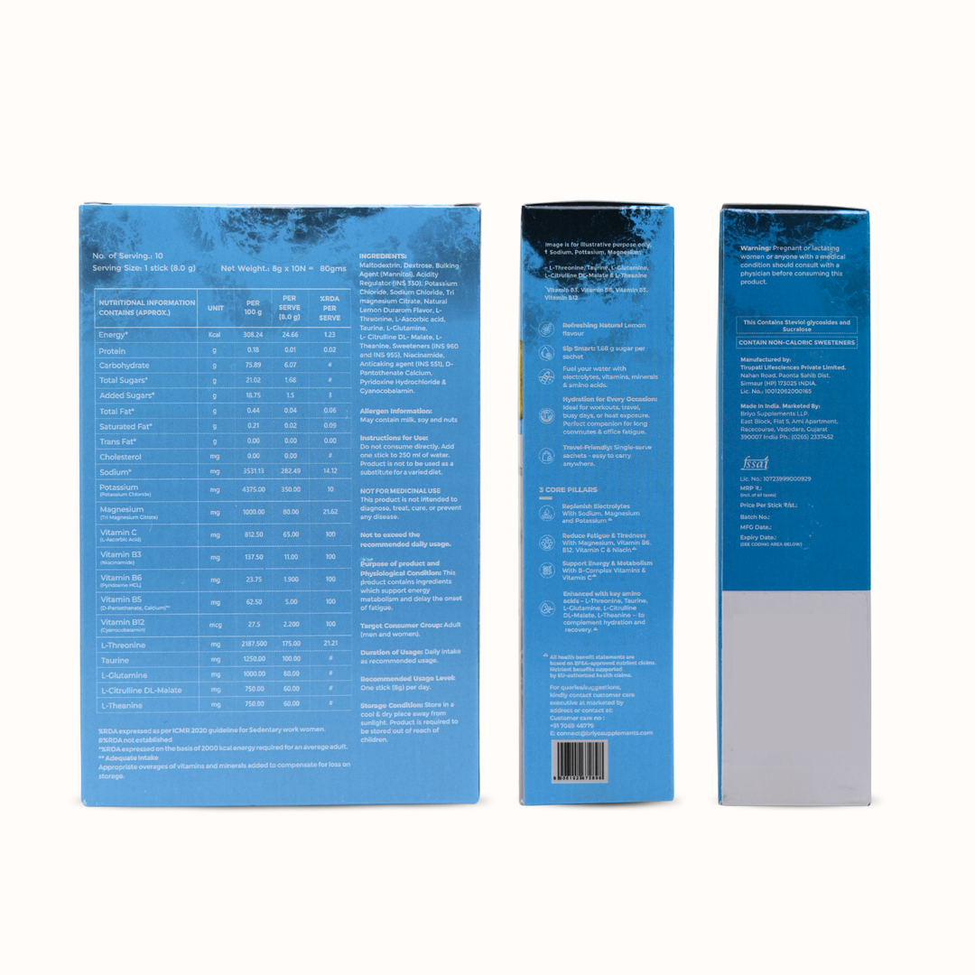 H2Lyte Electrolyte Drink Mix – Instant Hydration & Energy Booster