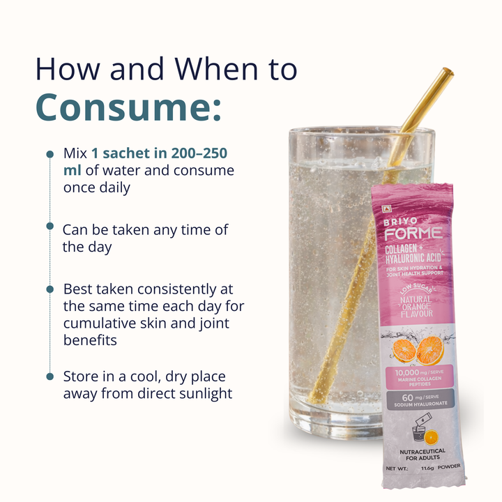 Forme Collagen + Hyaluronic Acid Drink Mix – Skin & Joints Support