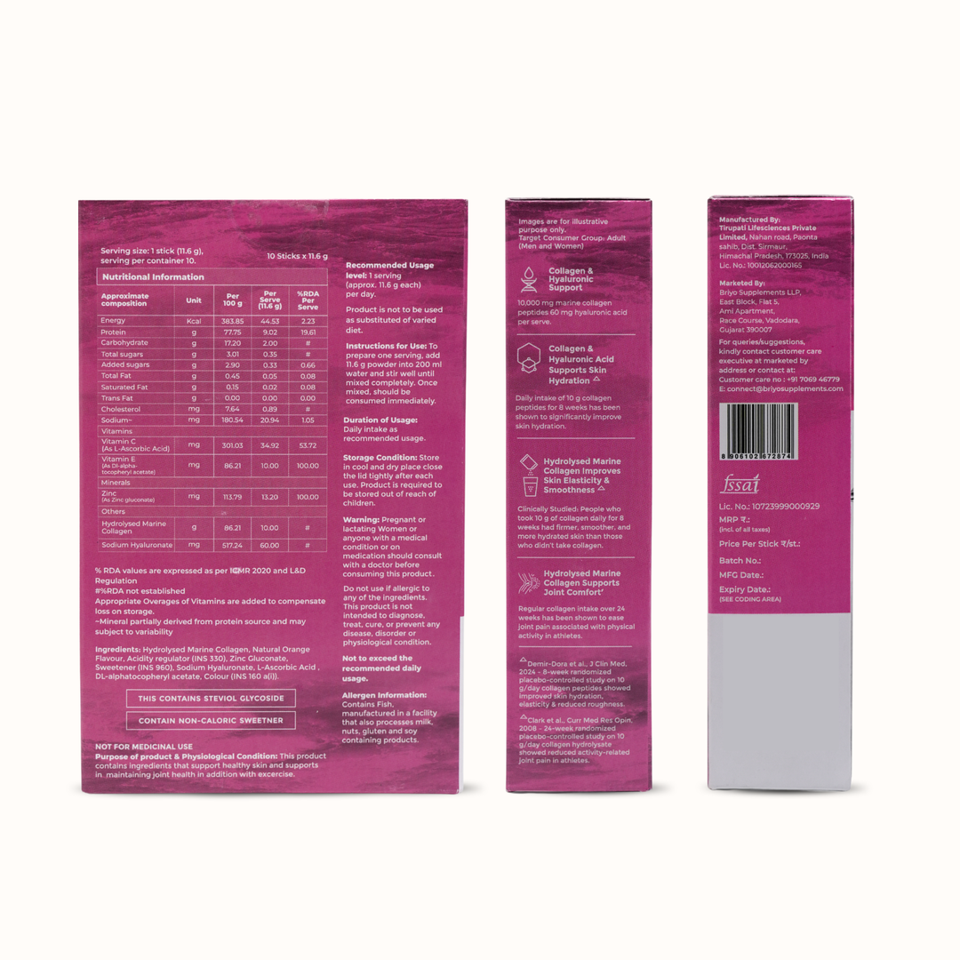 Forme Collagen + Hyaluronic Acid Drink Mix – Skin & Joints Support