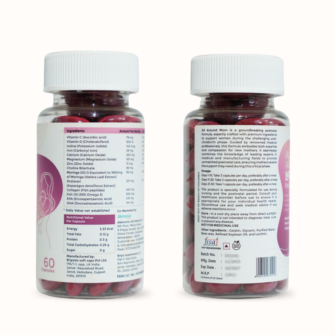 All Around Mom – Postnatal Multivitamin for New Mothers