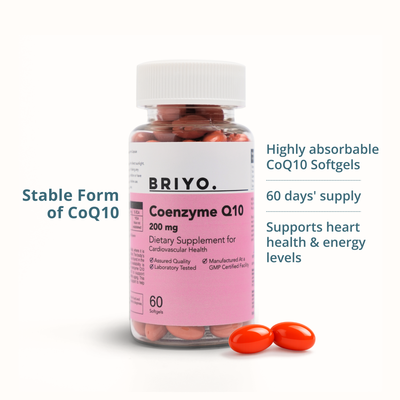 Heart Health Bundle | CoQ10 200 mg + Omega-3 1000 mg