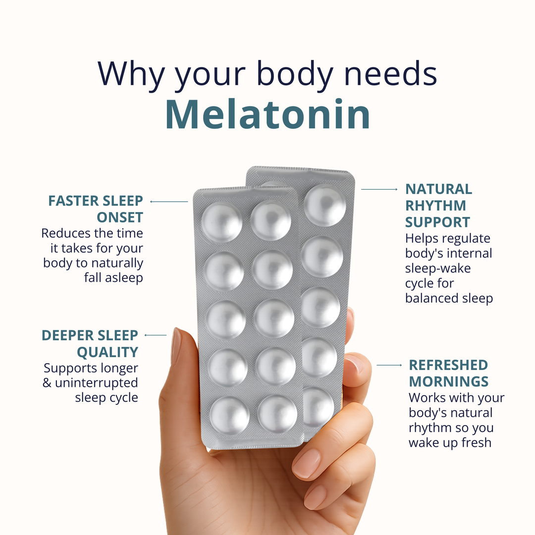 Melatonin 3mg Chewable Tablets – Natural Sleep Aid
