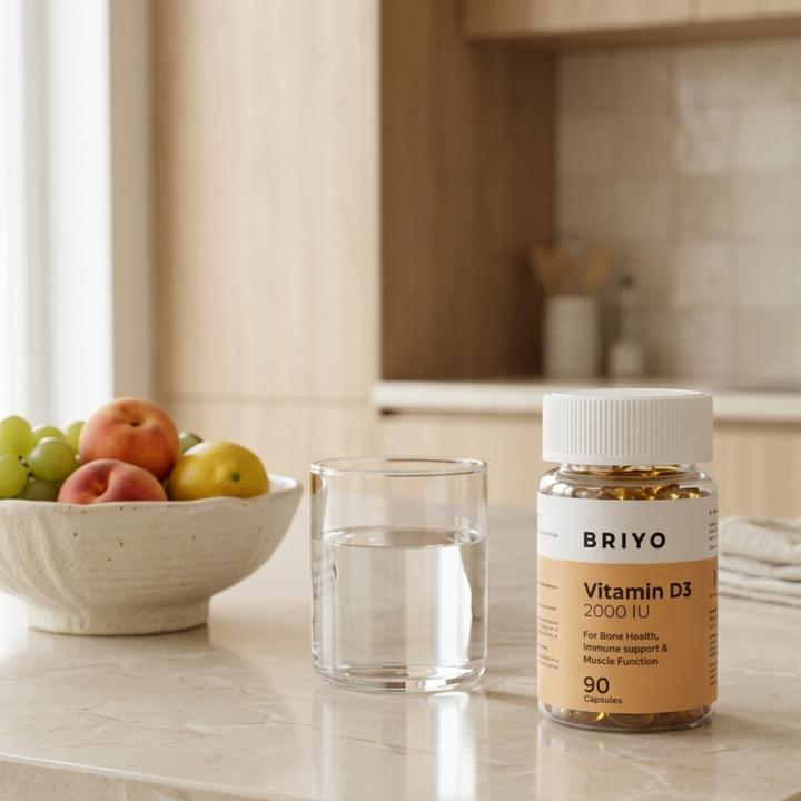 Vitamin D3 2000 IU Capsules – High Potency Bone & Immune Support