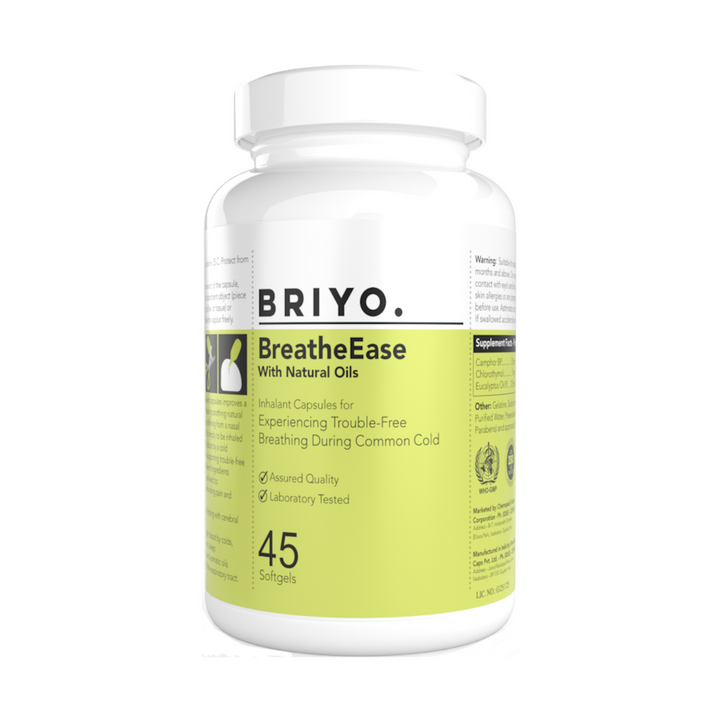 BreatheEase Inhalant Capsules – Nasal Comfort & Easy Breathing