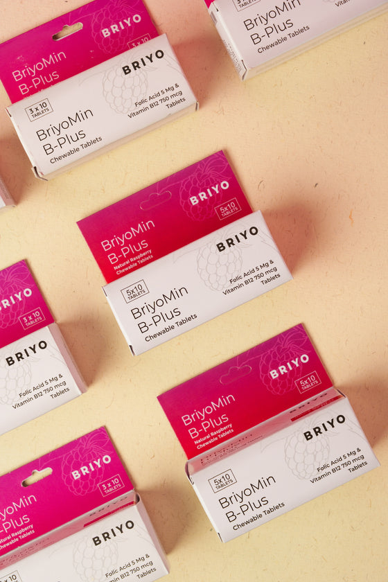 Briyo BriyoMin B-Plus chewable tablet cartons