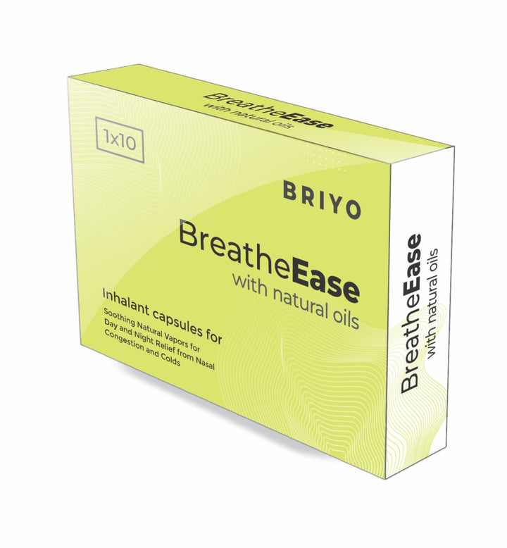 BreatheEase Inhalant Capsules – Nasal Comfort & Easy Breathing