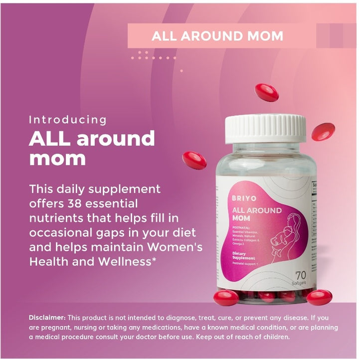 All Around Mom – Postnatal Multivitamin for Recovery & Lactation