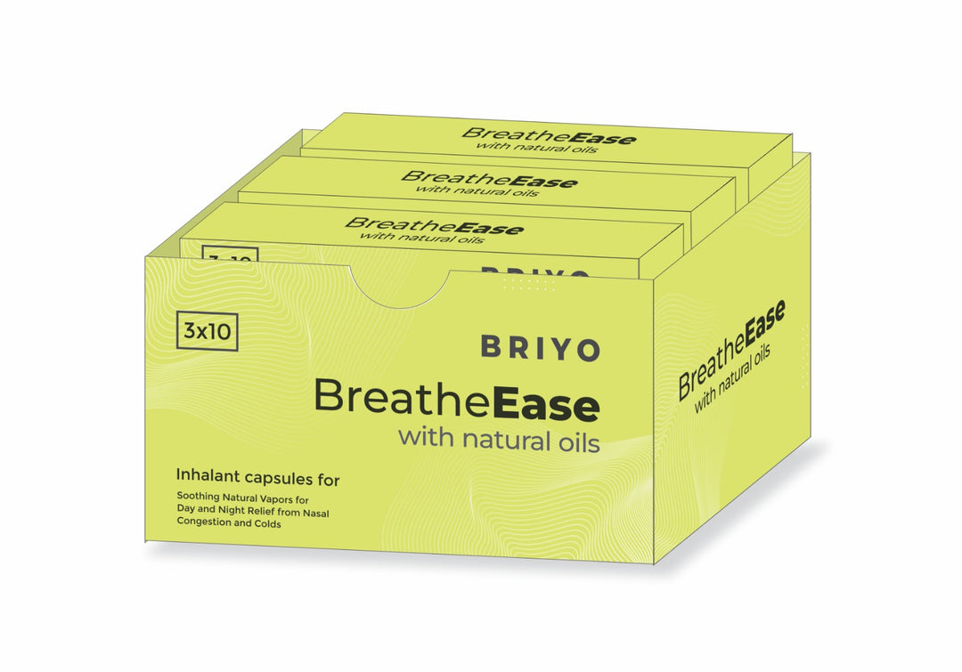 BreatheEase Inhalant Capsules – Nasal Comfort & Easy Breathing