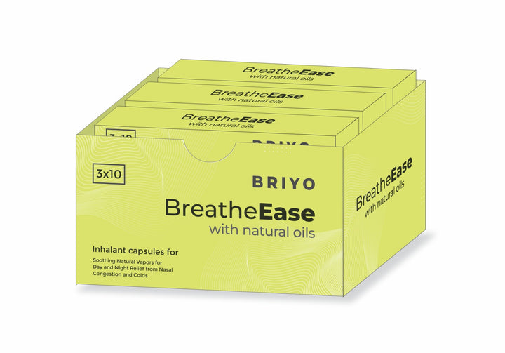 BreatheEase Inhalant Capsules – Nasal Comfort & Easy Breathing