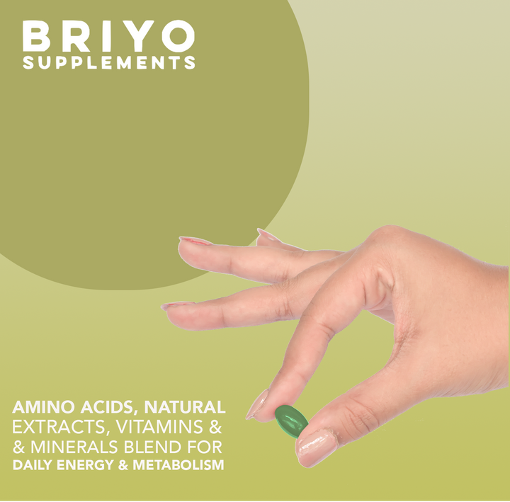 briyo briyo supplements all around revitalize multivitamin for energy and metabolism all around revitalize amino acids natural extracts amino acid blend vitamins minerals