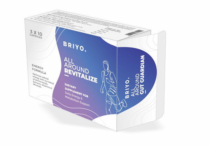 briyo briyo supplements all around revitalize multivitamin for energy and metabolism all around revitalize amino acids natural extracts amino acid blend vitamins minerals