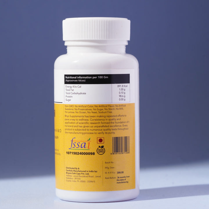 Briyo briyo supplement briyo supplements Cod liver oil omega 3 Vitamin A & D Capsules Cod liver oil 300 mg Capsules 