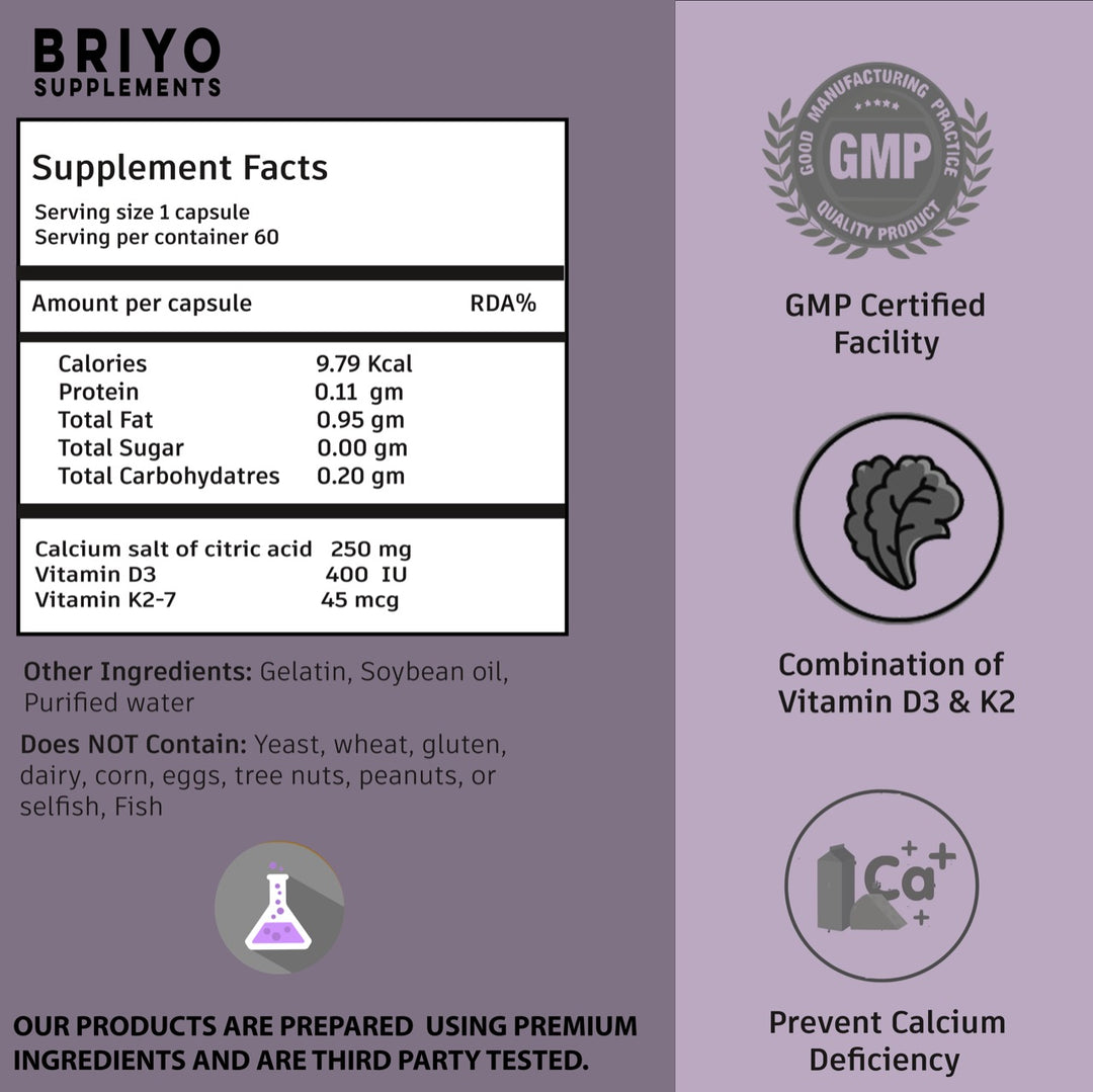 OrthoMax – Calcium + Vitamin D3 & K2 for Triple Bone Strength